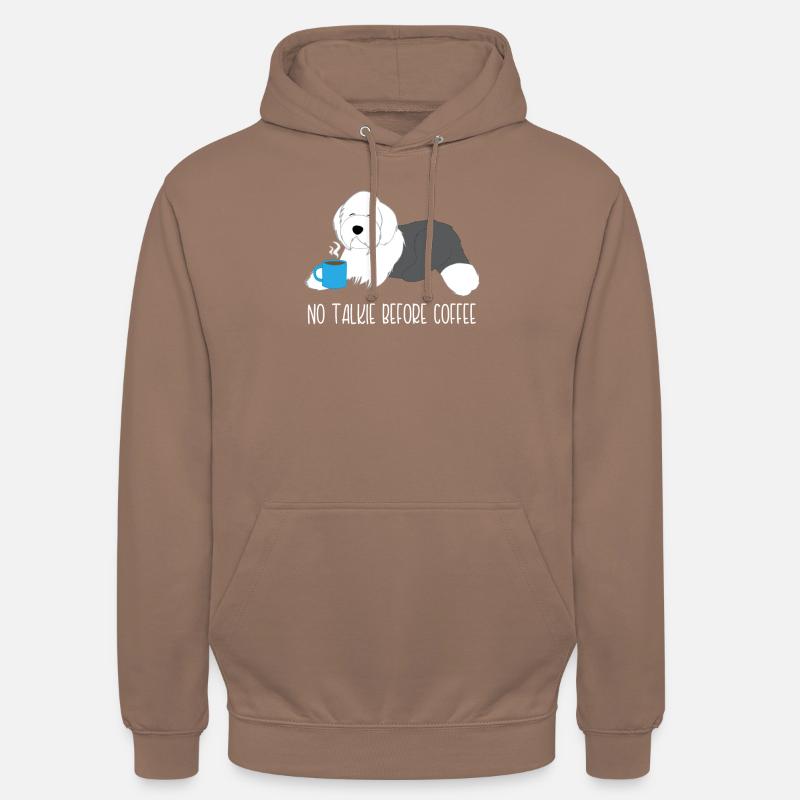 Bobtail - Morgenmuffel - Kaffee - Geschenk - Unisex Hoodie - Mokka
