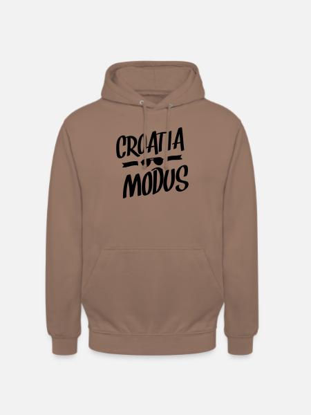 croatia modus design - Unisex Hoodie - Mokka