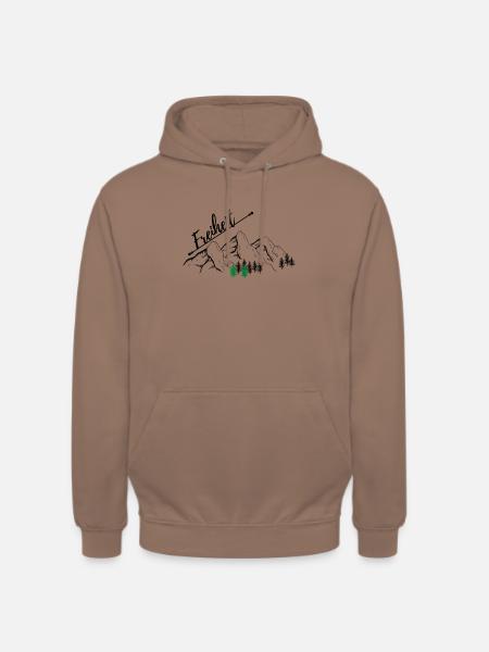 freiheit - Unisex Hoodie - Mokka