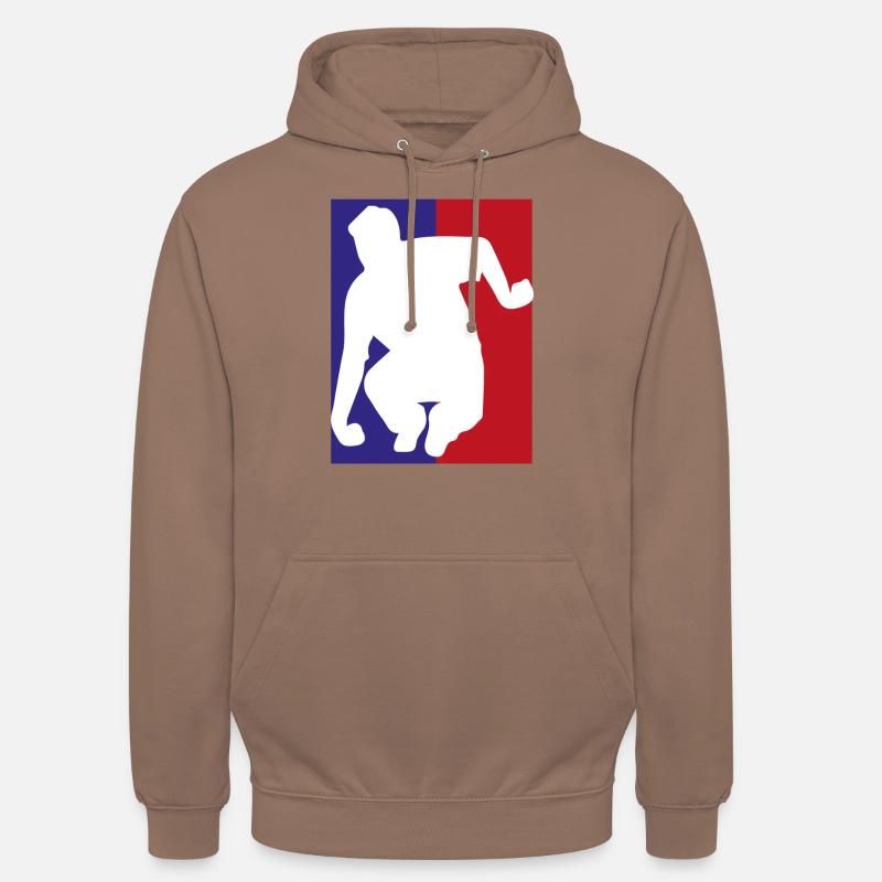 Logo pétanque - Sweat-shirt à capuche unisexe - moka