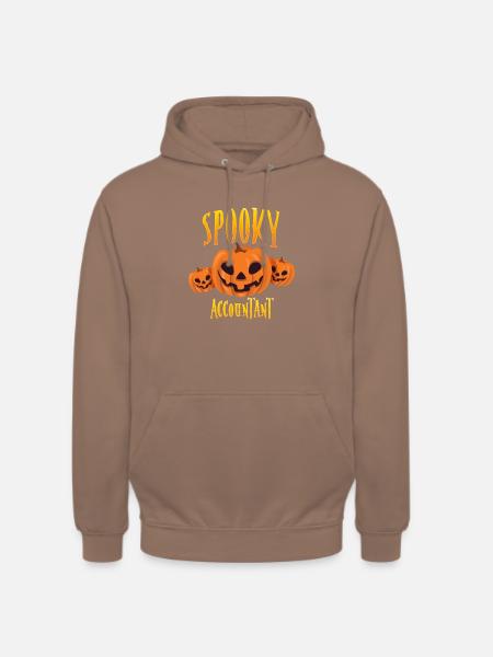 Comptable effrayant - Sweat-shirt à capuche unisexe - moka