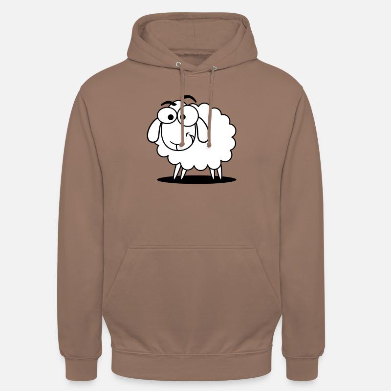 sheep106 - Sweat-shirt à capuche unisexe - moka