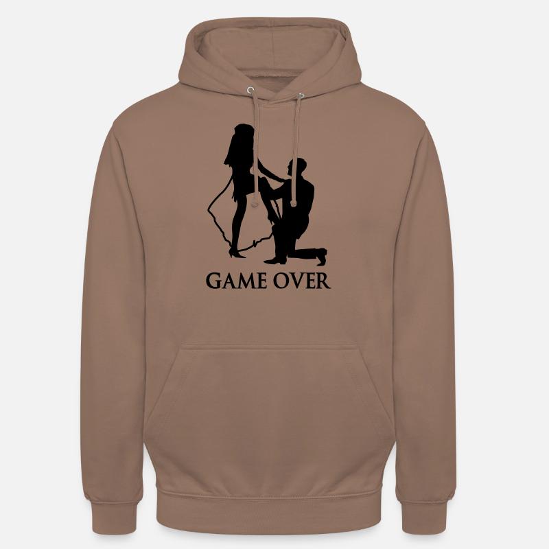 ehe2 - Sweat-shirt à capuche unisexe - moka