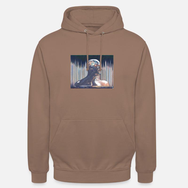 Lightrix - Sweat-shirt à capuche unisexe - moka