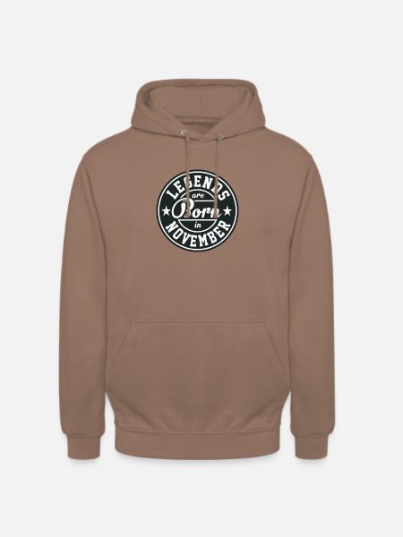Legends born born birthday gift Gebu - Unisex Hoodie - mocha
