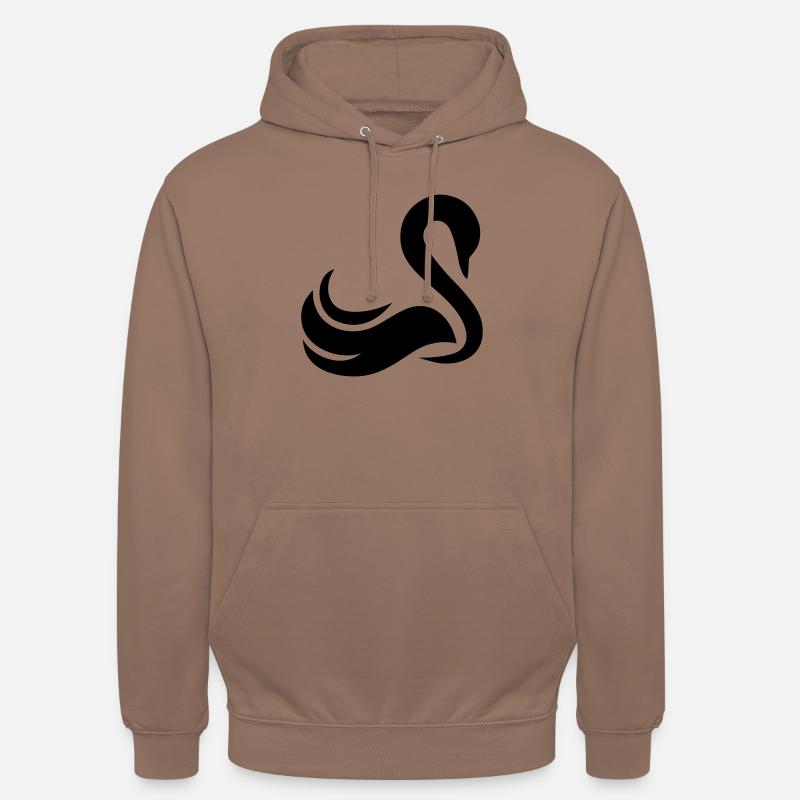 Cygne - Sweat-shirt à capuche unisexe - moka