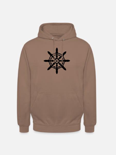 ruder - Sweat-shirt à capuche unisexe - moka
