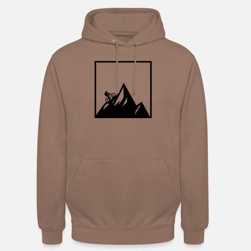 VTT Cyclisme - Sweat-shirt à capuche unisexe - moka