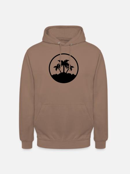 Palm Design - Unisex Hoodie - mocha