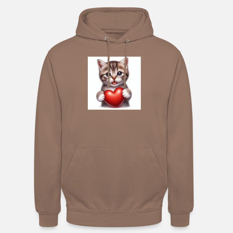 Der Katzenchat - Unisex Hoodie - Mokka