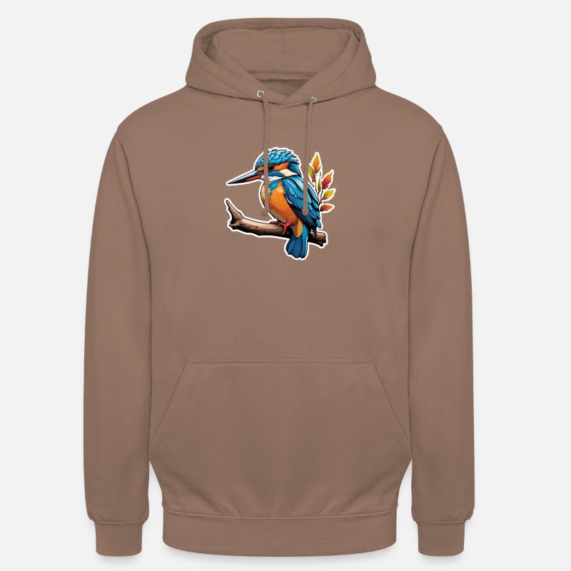 kleiner Eisvogel - Unisex Hoodie - Mokka