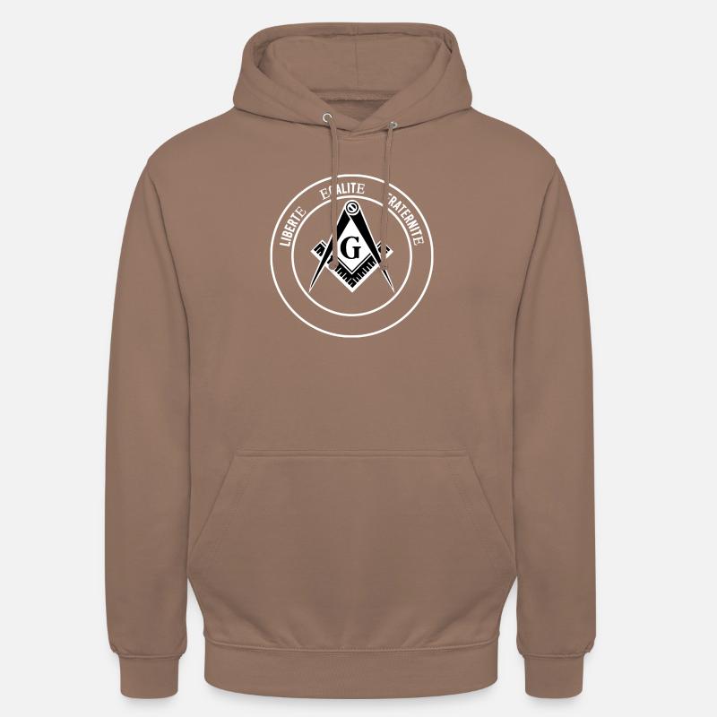 Franc-maçon - Sweat-shirt à capuche unisexe - moka