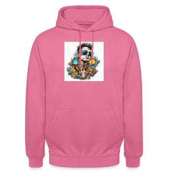 Bock auf Sommer - Unisex Hoodie - Pink - Vorne - Alina (178cm) & Michal (187cm)