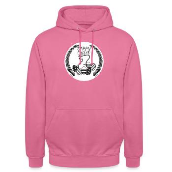 Happy Easter - Unisex Hoodie - Pink - Vorne - Alina (178cm) & Michal (187cm)