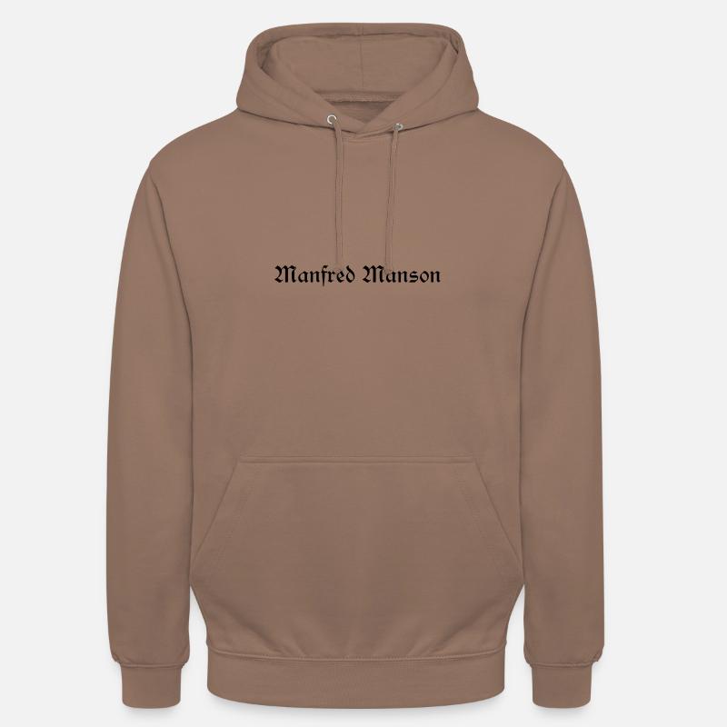 Manfred Manson - Sweat-shirt à capuche unisexe - moka