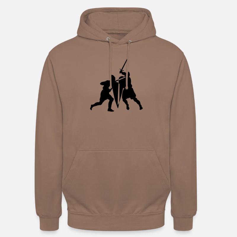 Epée de combat - Sweat-shirt à capuche unisexe - moka