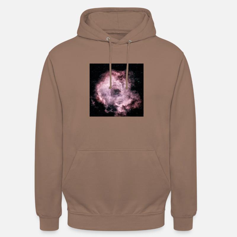 Space Rosette Nebula - Sweat-shirt à capuche unisexe - moka