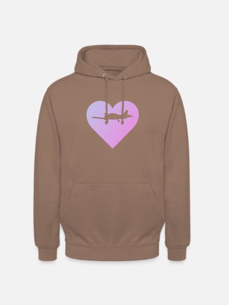 Aerospace Engineering Flugzeug Luftfahrt - Unisex Hoodie - Mokka
