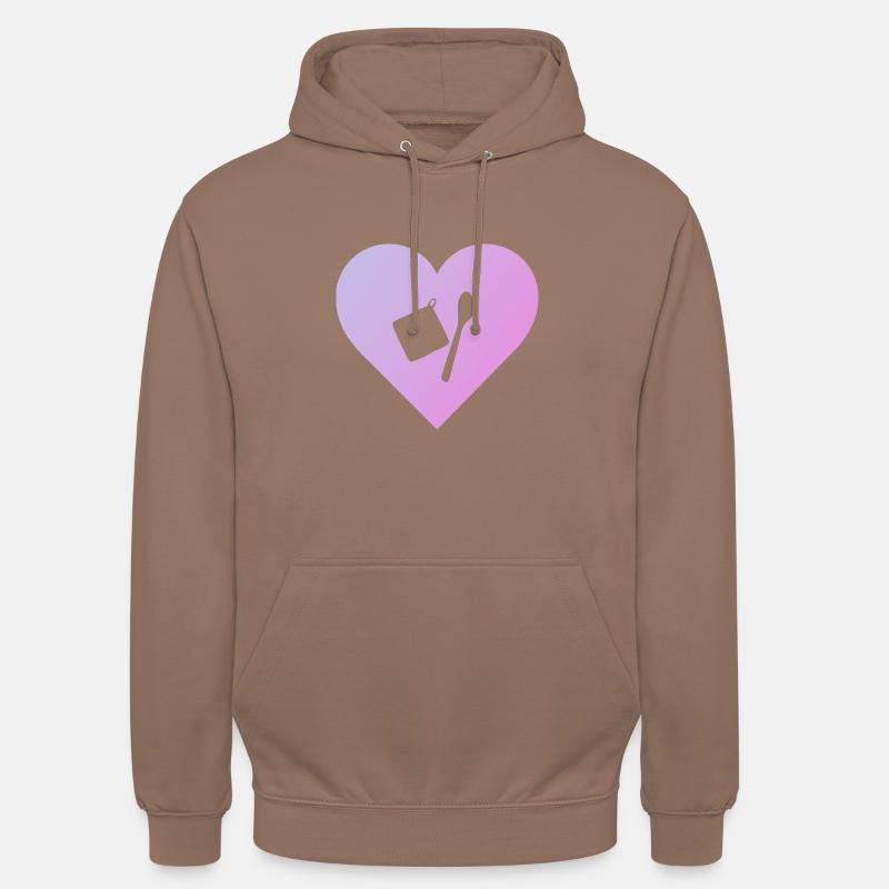 Backen Cupcake Backwaren - Unisex Hoodie - Mokka