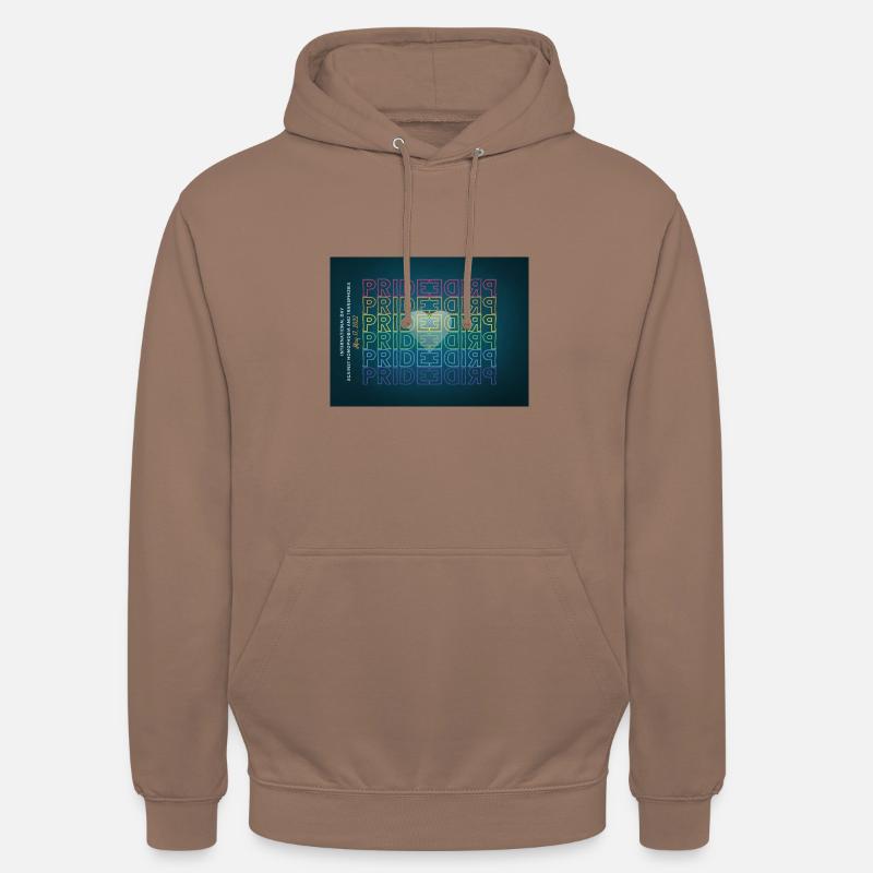 Pride Pride Pride - Unisex Hoodie - Mokka