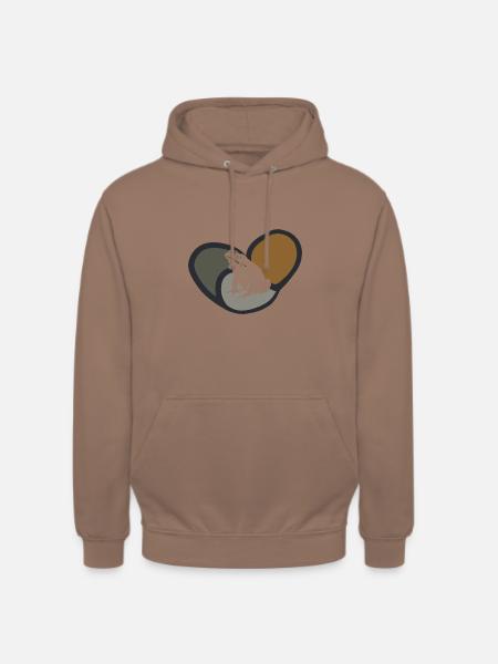 Frosch Teich Lurch - Unisex Hoodie - Mokka