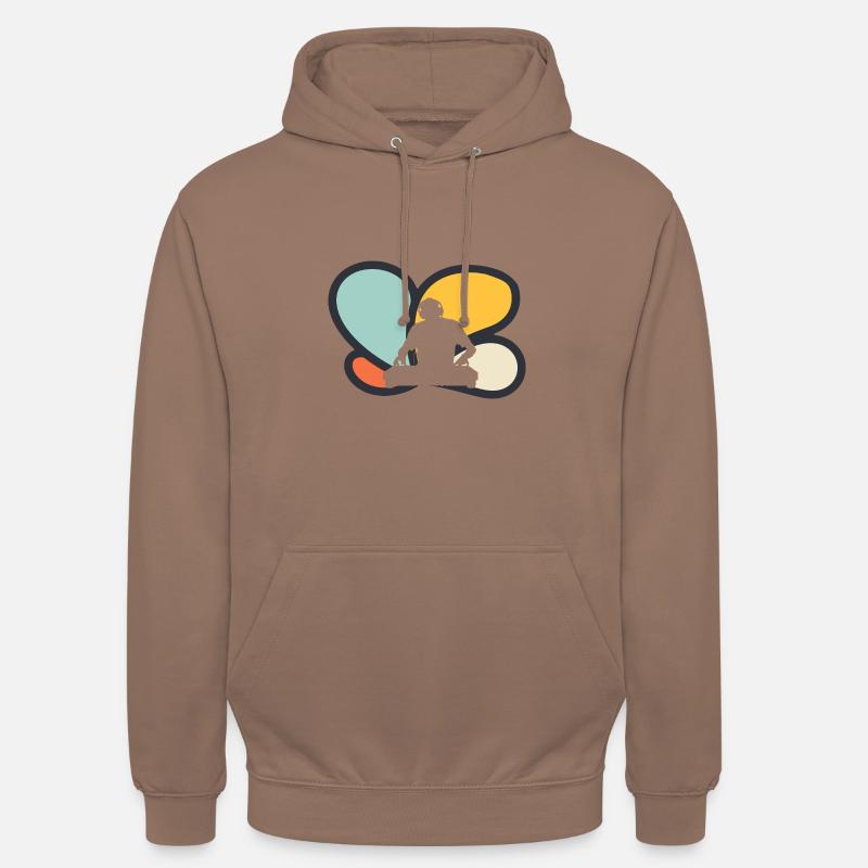 DJ Electro Techno - Sweat-shirt à capuche unisexe - moka