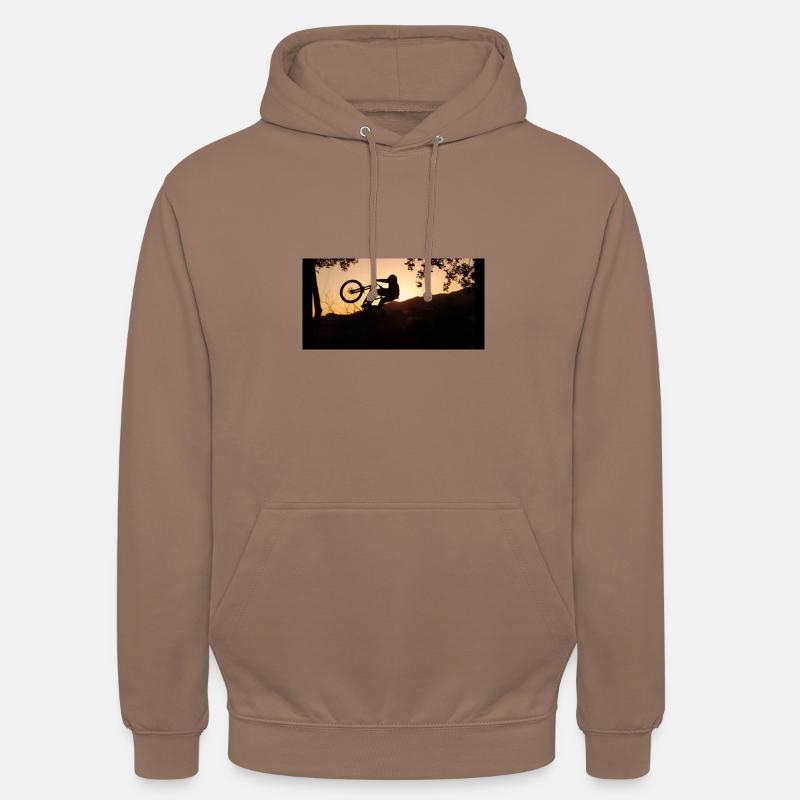 Mtb Sun go down - Unisex Hoodie - Mokka