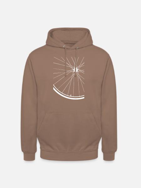 Rennrad Felge - Unisex Hoodie - Mokka