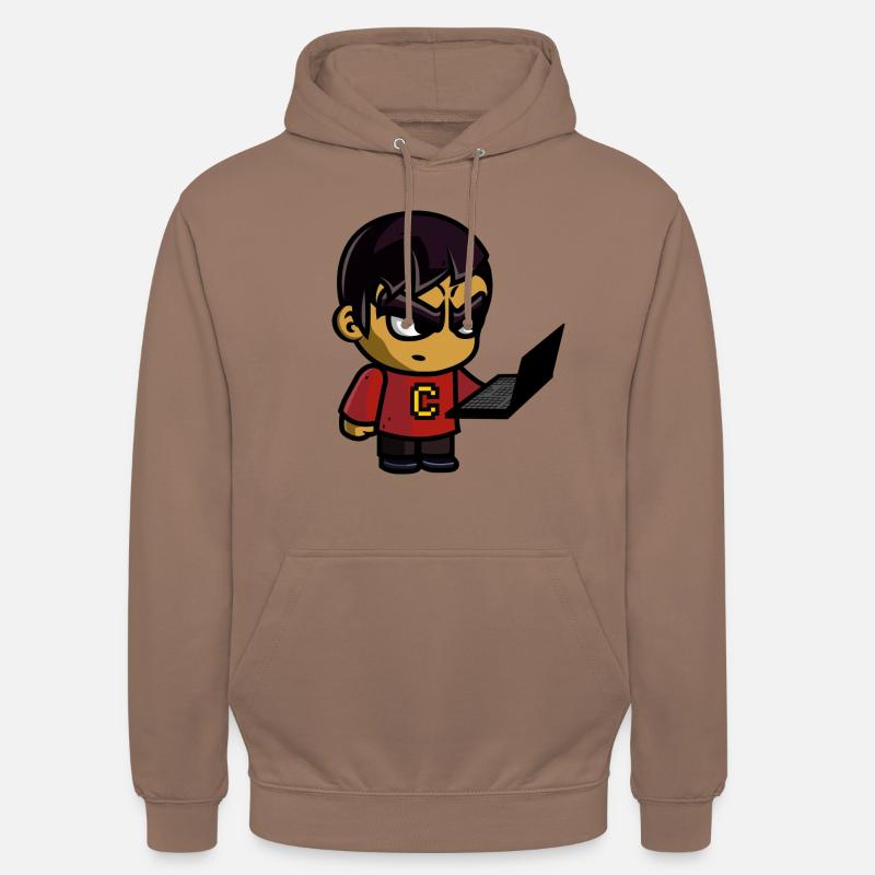 Cody l’encodeur - Sweat-shirt à capuche unisexe - moka