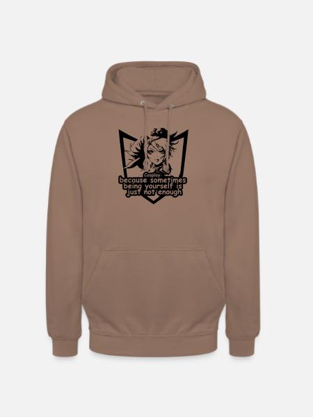 Cosplay: being yourself - Unisex Hoodie - Mokka
