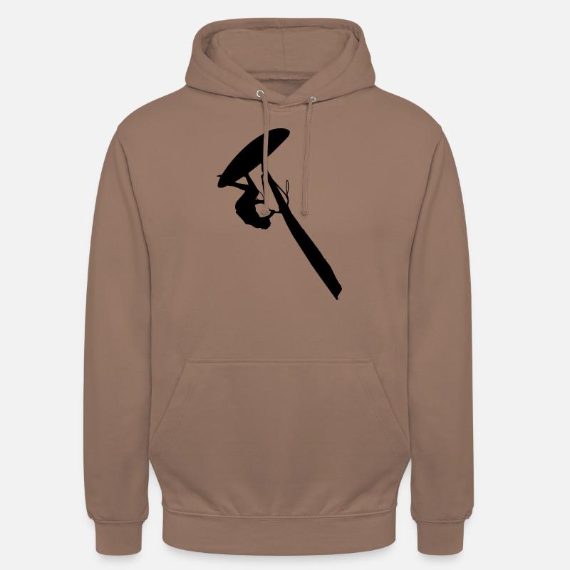 Windsurfer 2 (Vector) - Sweat-shirt à capuche unisexe - moka