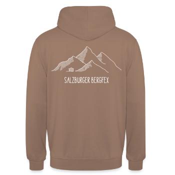 Salzburger Bergfex - Unisex Hoodie - Mokka - Hinten - Michal (187cm)