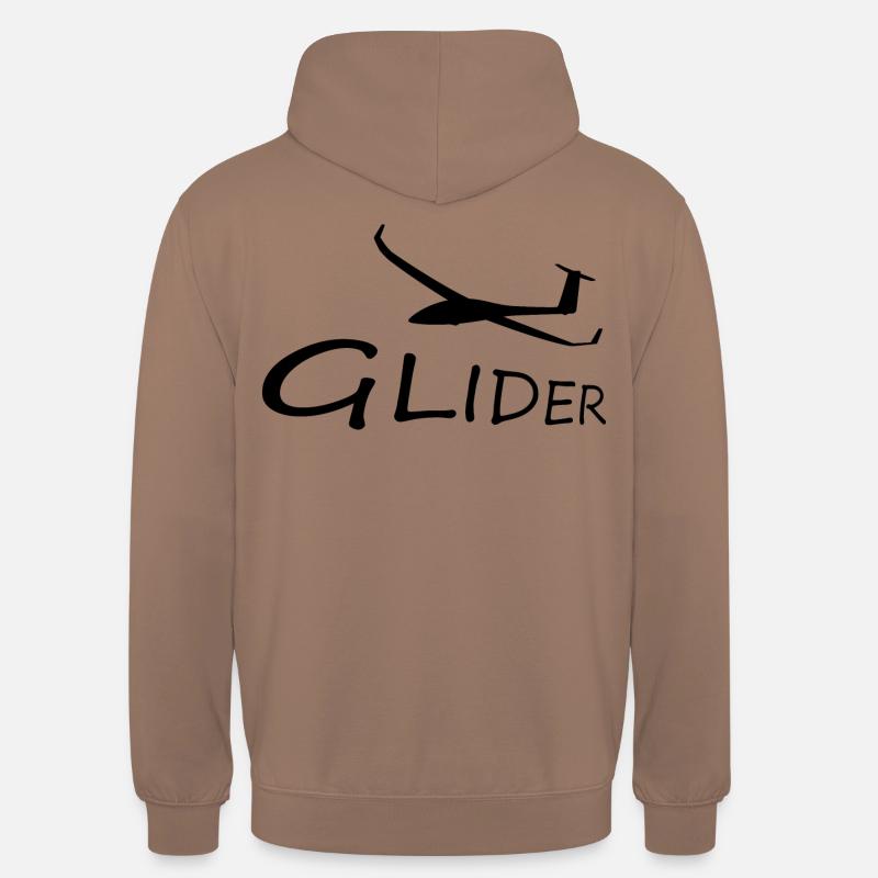 Planeur pilote planeur - Sweat-shirt à capuche unisexe - moka