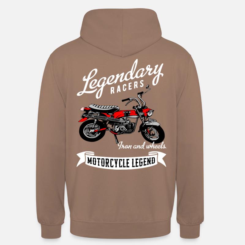 Cult Mobylette Mokick Mobylette Dax - Sweat-shirt à capuche unisexe - moka