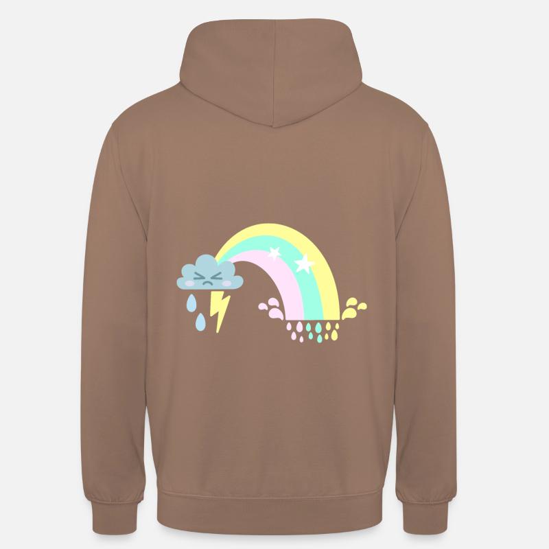 Orage tempête - Sweat-shirt à capuche unisexe - moka