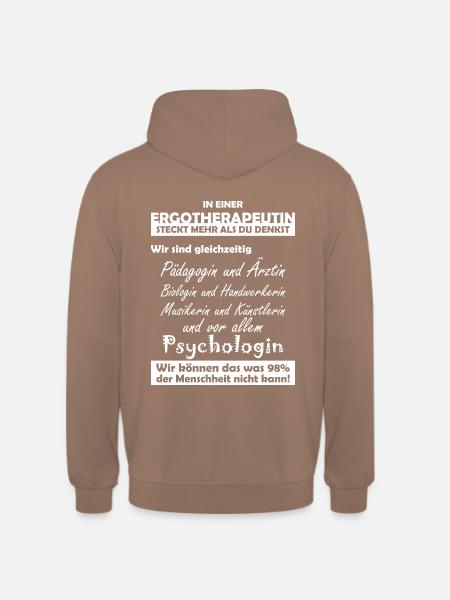 Ergotherapeutin - Unisex Hoodie - Mokka