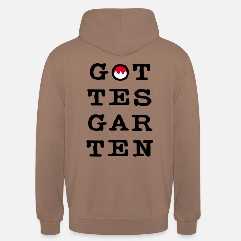 Text Gottesgarten Frankenwappen - Unisex Hoodie - Mokka