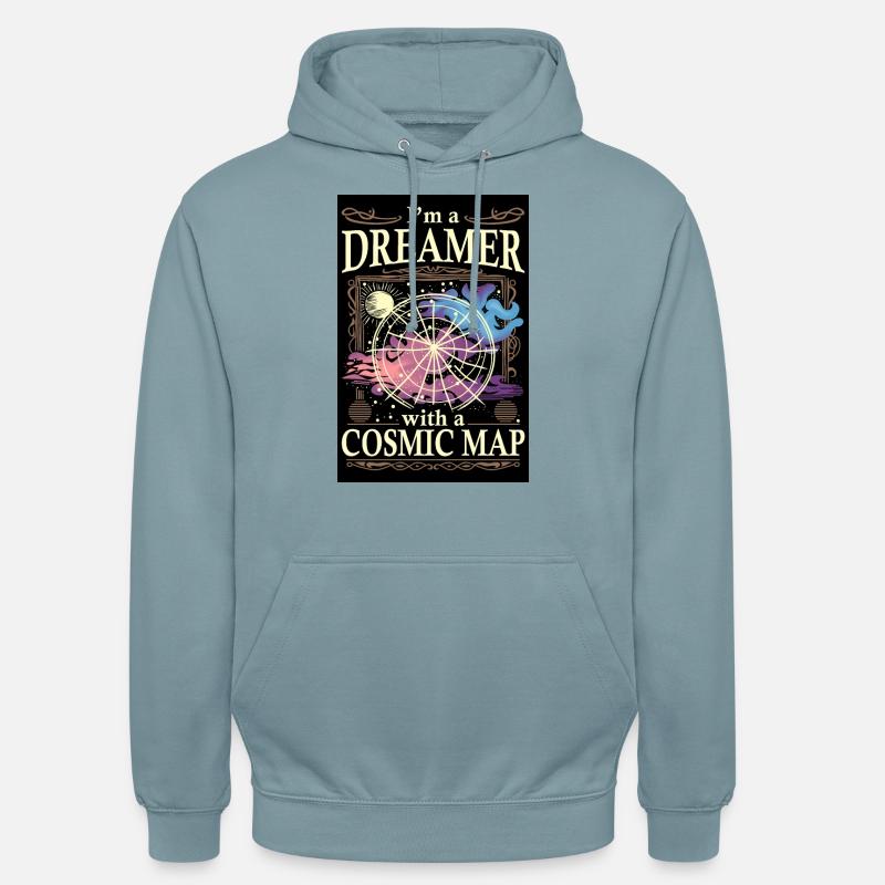 Ich bin ein Träumer - Unisex Hoodie - Nebelblau