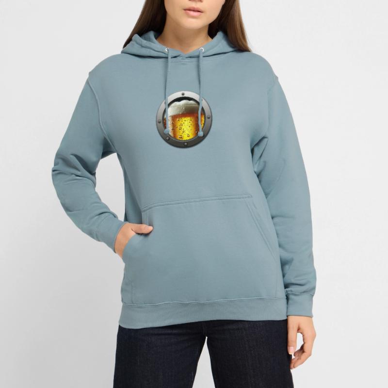 Conception de pinte de réacteur de bière mousseuse Sweat-shirt à capuche unisexe
