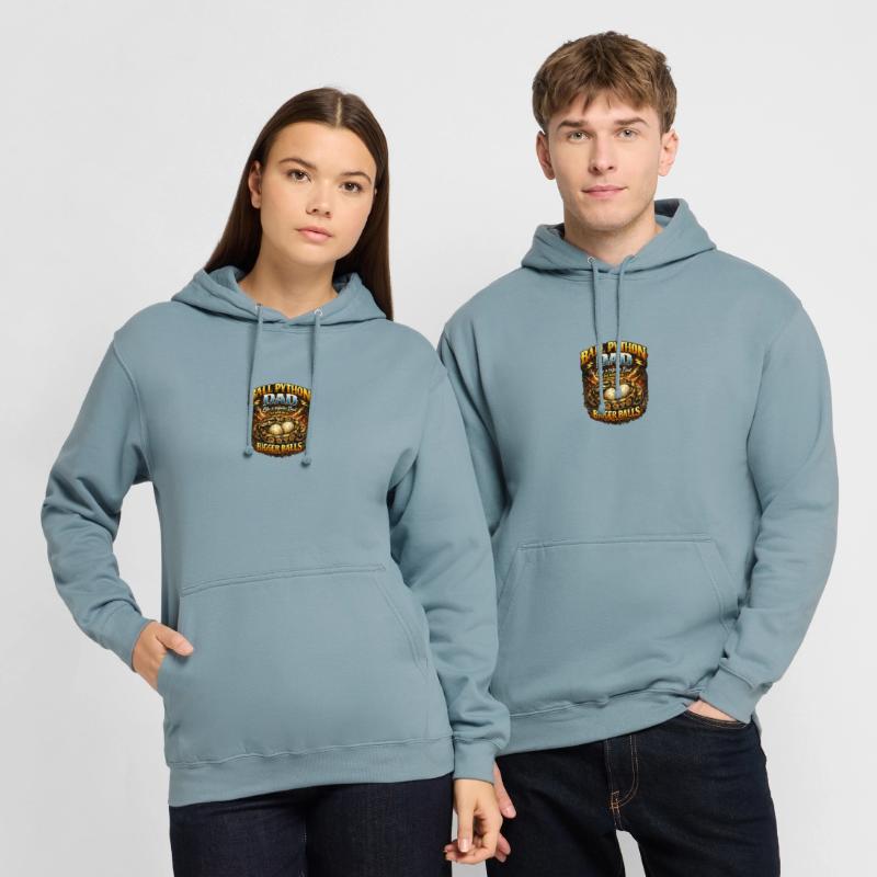 Python roi python Papa Œufs plus gros propriétaire de roi python Sweat-shirt à capuche unisexe
