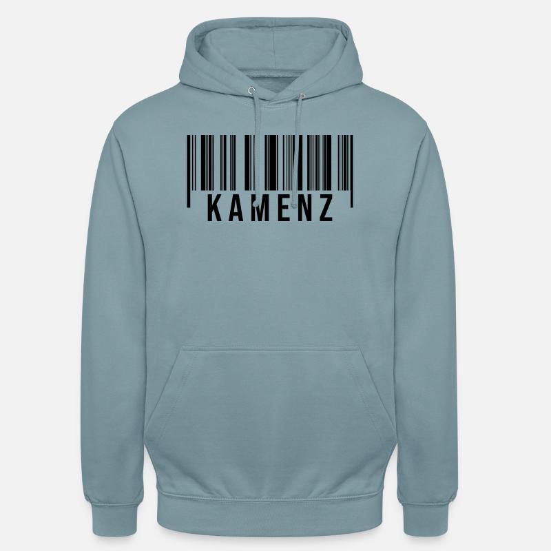 Kamenz Strichcode - Unisex Hoodie - Nebelblau