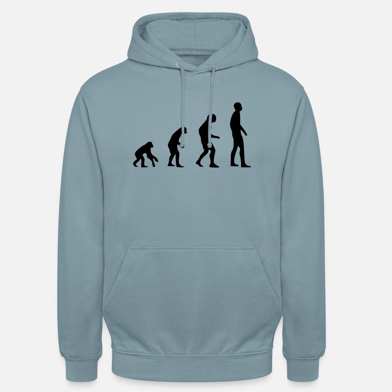 Evolution - Unisex Hoodie - Nebelblau