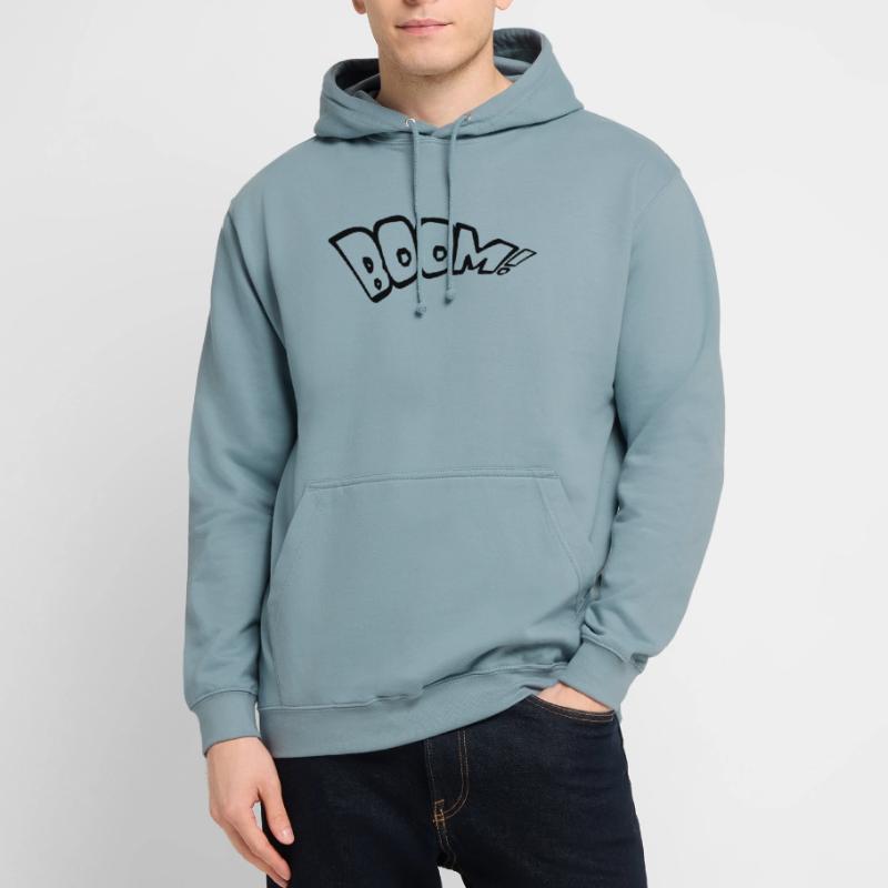 boom text fire hot tnt dynamite explode expl Unisex Hoodie