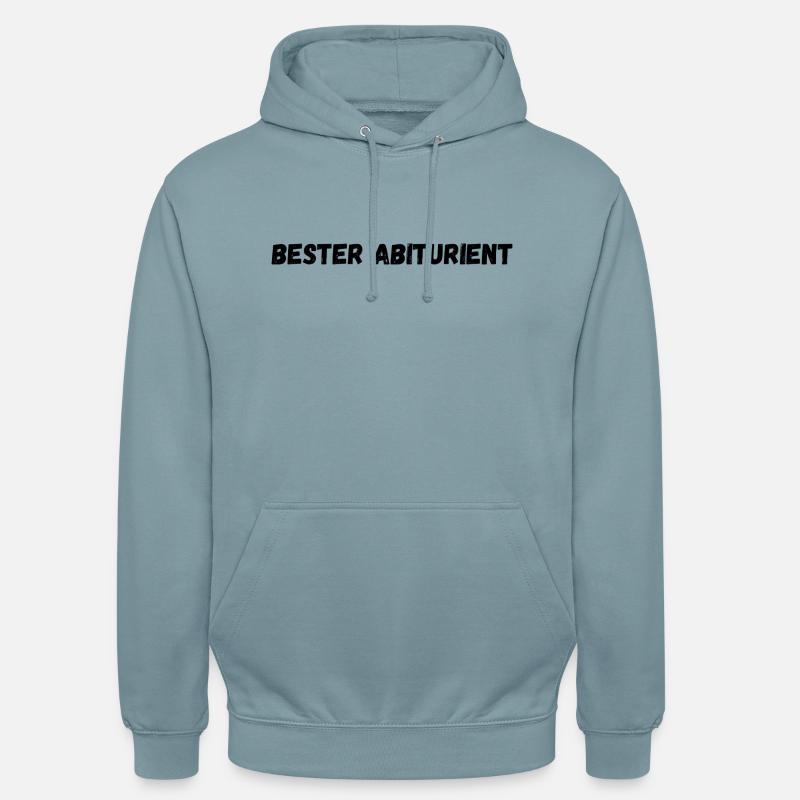 Bester Abiturient - Unisex Hoodie - Nebelblau
