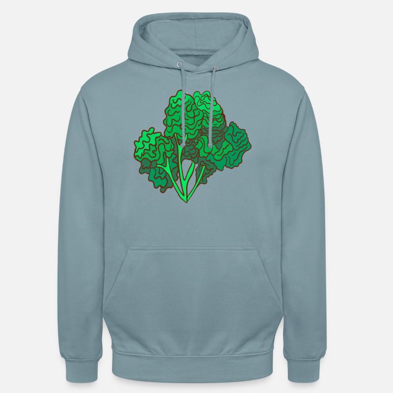 kale brown cabbage Cabbage Cabbage - Unisex Hoodie - stonewash blue