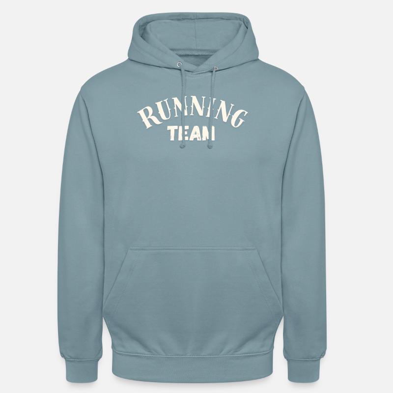 Équipe de course - Sweat-shirt à capuche unisexe - bleu fumée