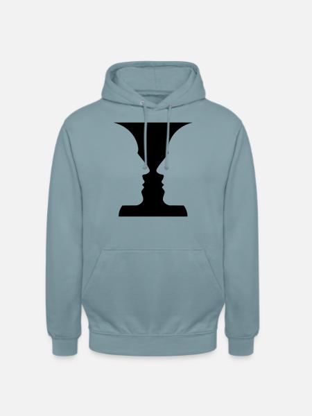 Face to Face? - Unisex Hoodie - Nebelblau