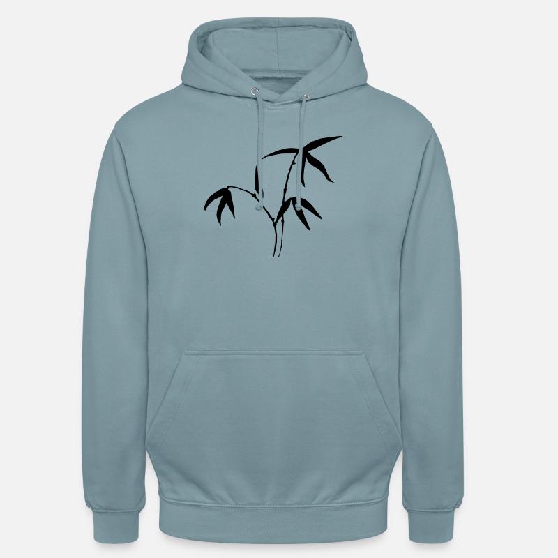 bambu - Hættetrøje unisex - gråblå