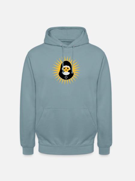 Nonne - Unisex Hoodie - Nebelblau