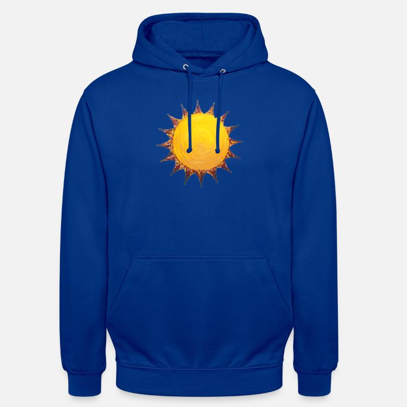 Sonnen-Power - Sonja Ariel par Staden - Sweat-shirt à capuche unisexe - bleu royal
